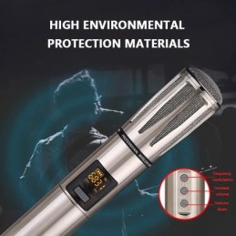 Microfono wireless ricaricabile UHF WF2024-1