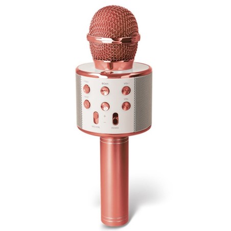 Microfono Bluetooth con altoparlante BMS-300 oro rosa