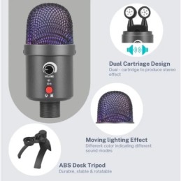 Microfono a condensatore USB Bluetooth