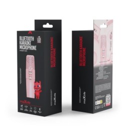 Microfono Bluetooth Maxlife con altoparlante Animal MXBM-500 rosa