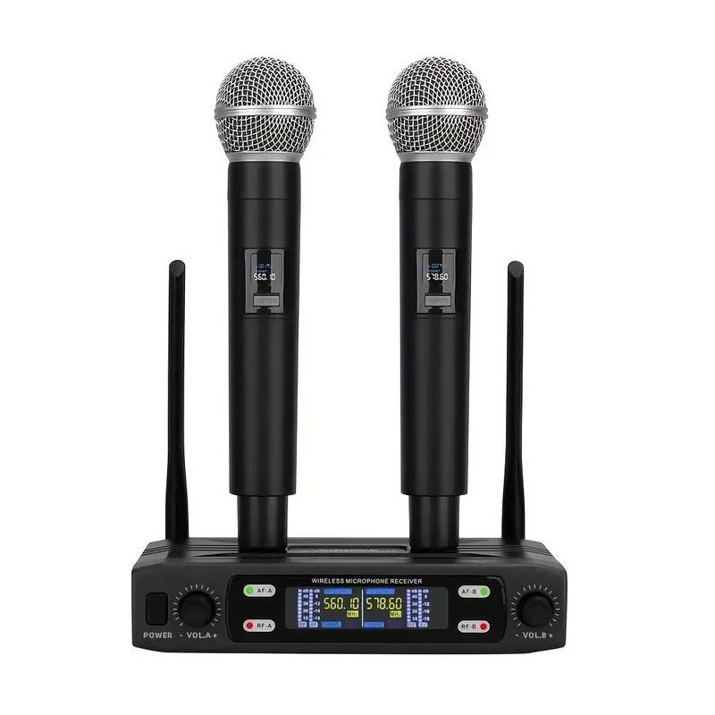 Set 2 microfoni UHF wireless