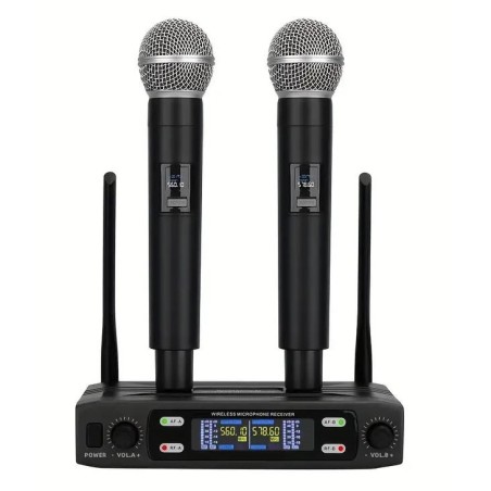 Set 2 microfoni UHF wireless