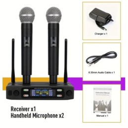 Set 2 microfoni UHF wireless