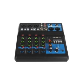 Mixer professionale 5 canali Bluetooth/USB/Stereo RCA