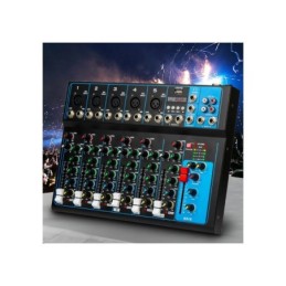 Mixer professionale 4/7 canali Bluetooth/USB/Stereo RCA