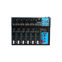 Mixer professionale 4/7 canali Bluetooth/USB/Stereo RCA