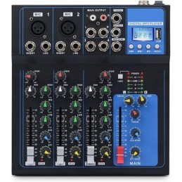 Mixer professionale 4 canali con Bluetooth/USB