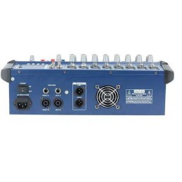 Mixer amplificato 2x250W 8 canali con Bluetooth/USB/SD