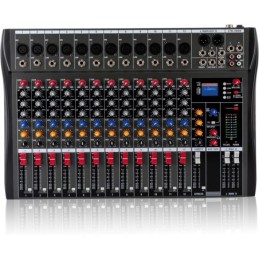 Mixer professionale 12 canali effetti DSP con Bluetooth/USB