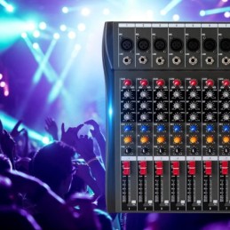 Mixer professionale 12 canali effetti DSP con Bluetooth/USB