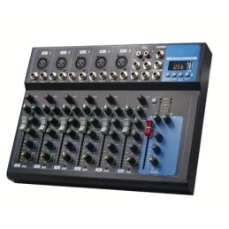 Mixer professionale 7 canali con Bluetooth/USB