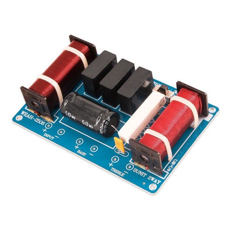 Filtro crossover 2 vie 300W 4~8 Ohm WEAH 2506A