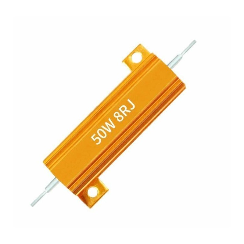 Resistenza in alluminio 50W 5% 8RJ RX24
