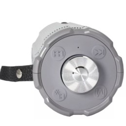 Altoparlante Bluetooth/USB/FM/LED 6W ricaricabile con pannello solare vari colori