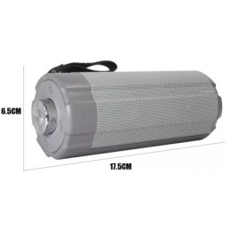 Altoparlante Bluetooth/USB/FM/LED 6W ricaricabile con pannello solare vari colori
