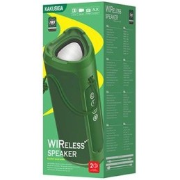 Altoparlante Bluetooth 2" 10W USB/AUX/Scheda SD/Radio FM verde KSC-604