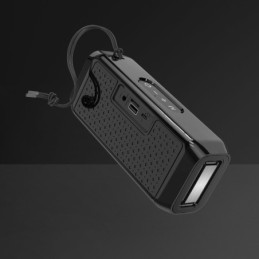 Altoparlante Bluetooth ingressi AUX/USB/Scheda SD Radio FM nero KSC-606