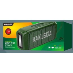 Altoparlante Bluetooth ingressi AUX/USB/Scheda SD Radio FM verde KSC-606