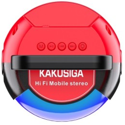 Altoparlante Bluetooth 2x5W Radio FM/USB/SD rosso KK-3204