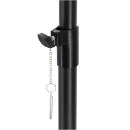 Stativo per cassa acustica con flangia nero 190cm