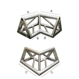Giunto angolare per traliccio triangolare 30x30cm