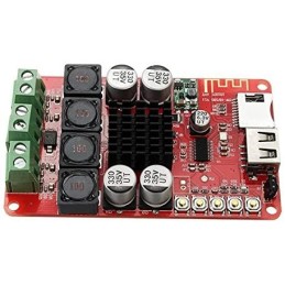 Amplificatore digitale 2x50W con Bluetooth, USB e scheda SD
