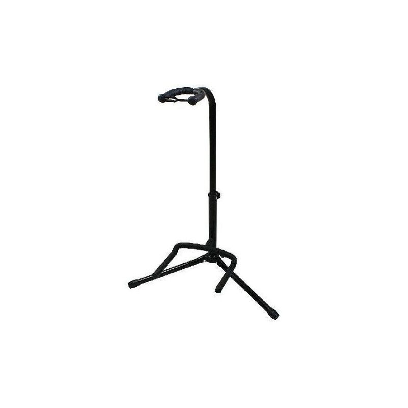 Stand treppiede per chitarra regolabile in altezza nero