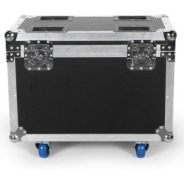 Flightcase con ruote e scomparti interni - 62.5x41x45.5cm