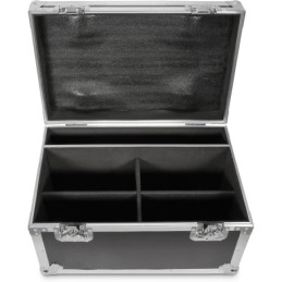 Flightcase con ruote e scomparti interni - 62.5x41x45.5cm