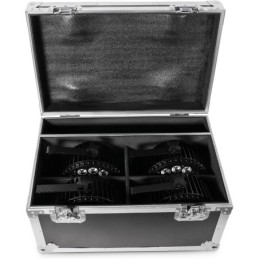 Flightcase con ruote e scomparti interni - 62.5x41x45.5cm