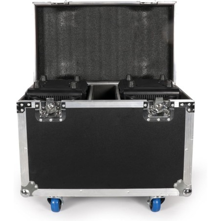 Flightcase con ruote e scomparti interni - 50x42.5x28cm