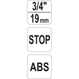 Connettore rapido per tubi di irrigazione stop 3/4" FLO