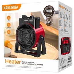 Stufa elettrica portatile 2000W 10m² KSC-1586