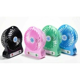 Ventilatore ricaricabile portatile - vari colori