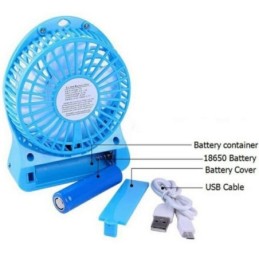 Ventilatore ricaricabile portatile - vari colori