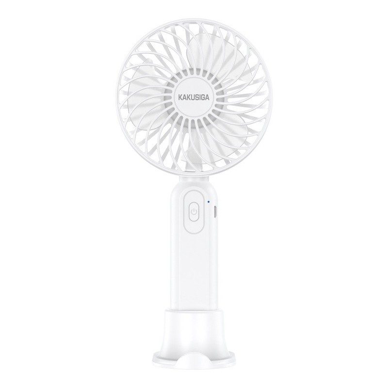 Ventilatore ricaricabile portatile con supporto da tavolo bianco KSC-1510