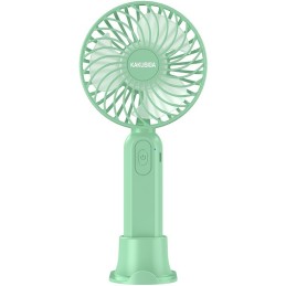 Ventilatore ricaricabile portatile con supporto da tavolo verde KSC-1510