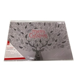 Tovagliette da tavola 43x28 confezione da 20 pezzi fantasia natalizia Excellent Houseware