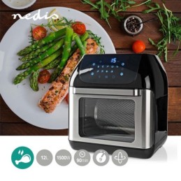 Friggitrice digitale ad aria calda multifunzione 9in1 1500W 12 litri