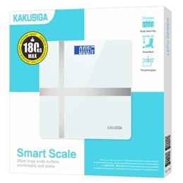 Bilancia pesapersone bianca con display LCD KSC-1508