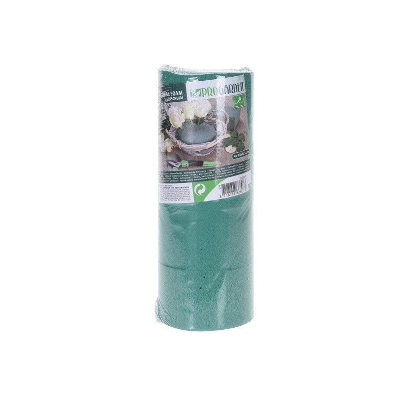 Set 4 spugne tonde 8x5cm da giardinaggio PRO GARDEN