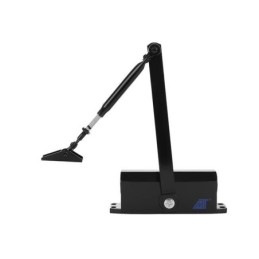 Chiudiporta con bloccoporta universale 40-60 kg nero