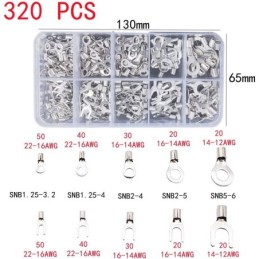 Kit 320 capicorda vari modelli e dimensioni con pinza