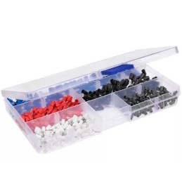 Pinza crimpatrice per terminali a crimpare 0,25-10 mm2 - kit 500 pz