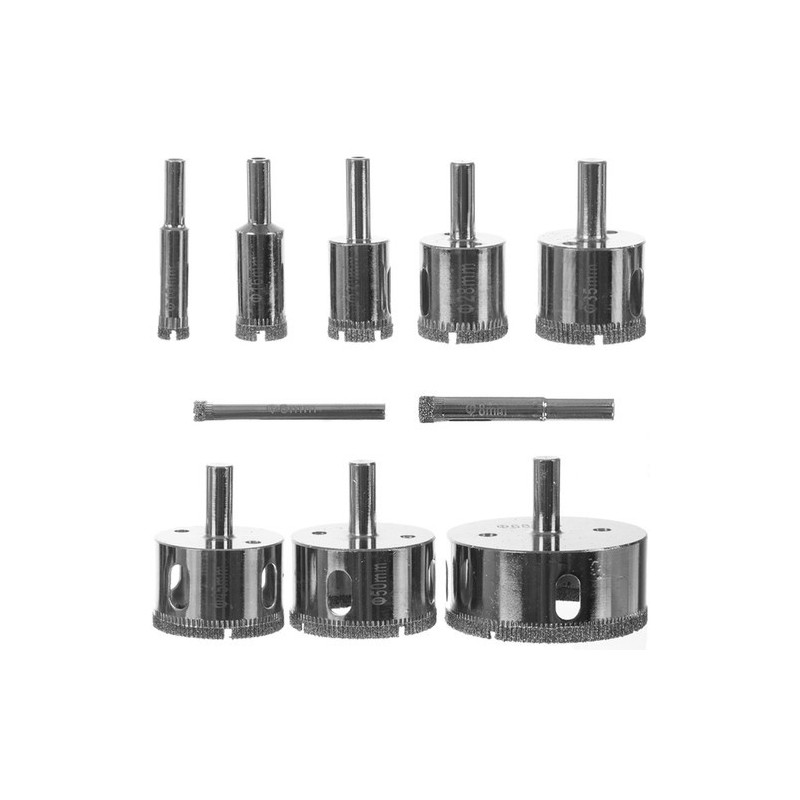 Sega a tazza diamantata - set da 10