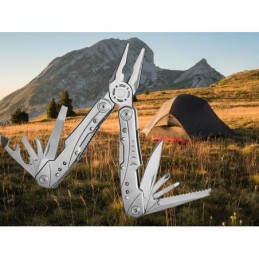 Pinza multiuso tascabile 23 in 1 con custodia