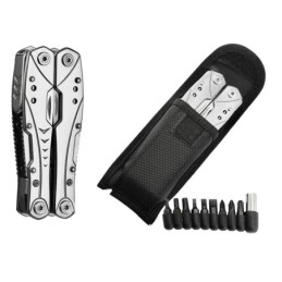 Pinza multiuso tascabile 23 in 1 con custodia