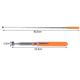 Pinza magnetica telescopica