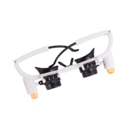 Lente d'ingrandimento a occhiali con LED – 25x