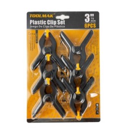 Set 6 morsetti in plastica 9cm